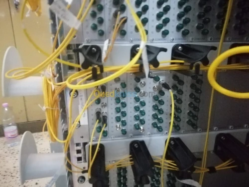 Raccordement des câbles fibre optique