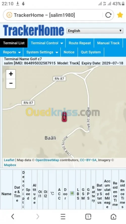 installation systems GPRS geolocalisat