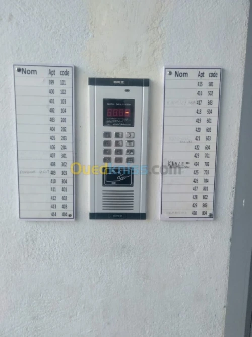 Interphone & visiophone collectif