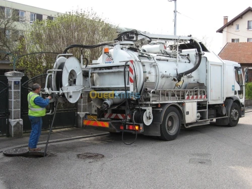 vidange, debouchage des canalisations