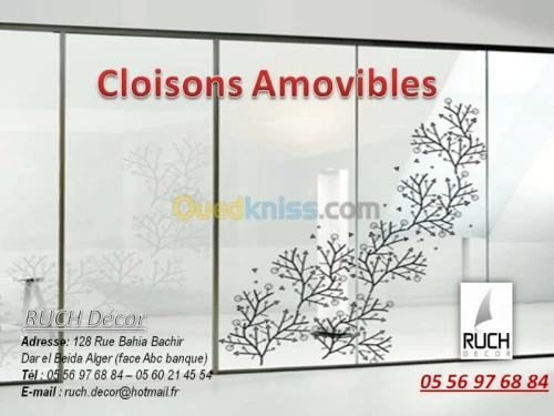 Aménagement interieur et éxterieur 