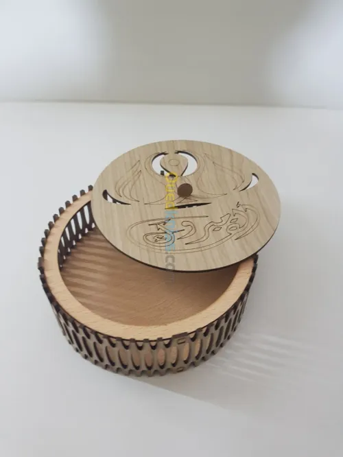 Boîte à gâteaux علب حلويات بالخشب 