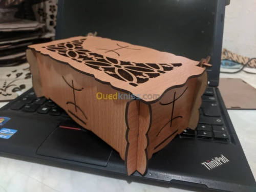 Boîte à gâteaux علب حلويات بالخشب 