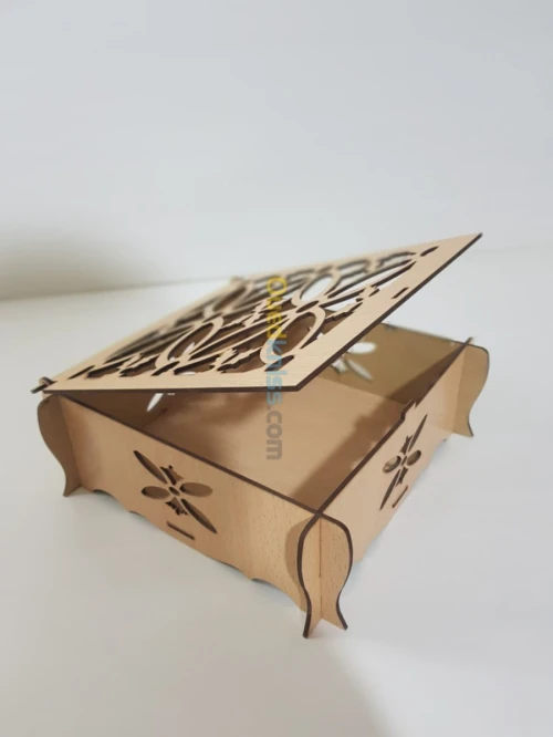 Boîte à gâteaux علب حلويات بالخشب 