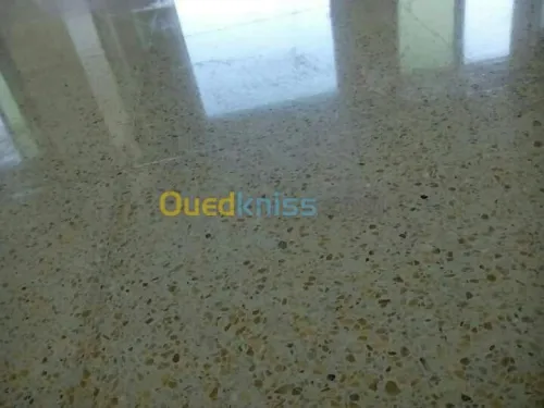 Ponçage lustrage calage et marbre