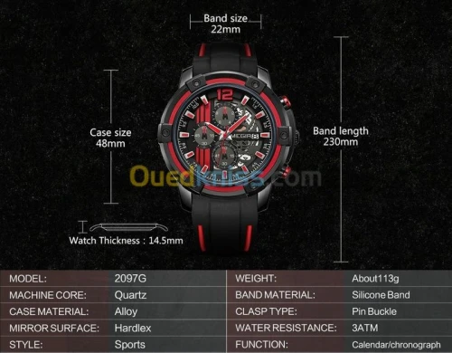 Montre Megir Original Avec La boite 