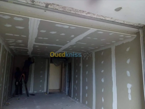 Placo plâtre PVc parequt démontable fo