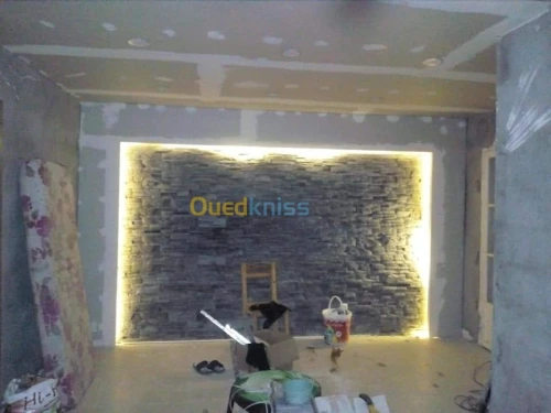 Placo plâtre PVc parequt démontable fo