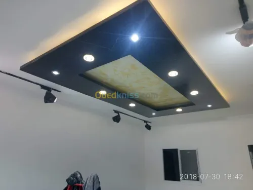 Placo plâtre PVc parequt démontable fo