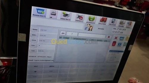Logiciel et caisse tactile pour magasi