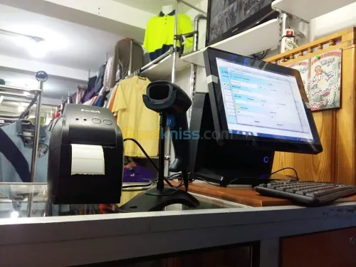 Logiciel et caisse tactile pour magasi