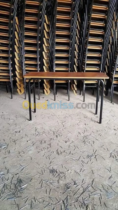 Fabrication des table et chaise scolai