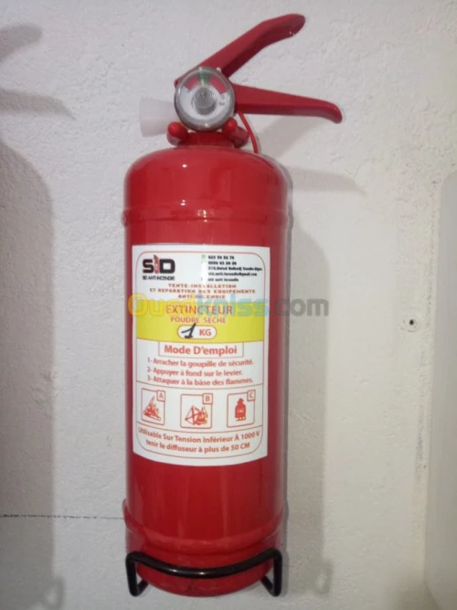 Vente et entretien des  extincteurs