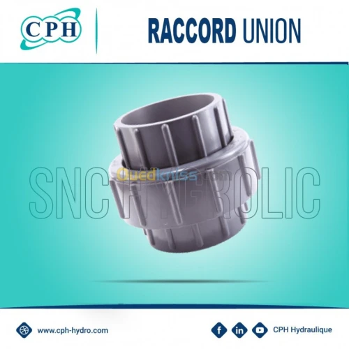 RACCORD UNION EN PVC