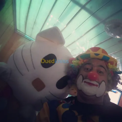 Clown Magicien Marionnettes Mascottes 