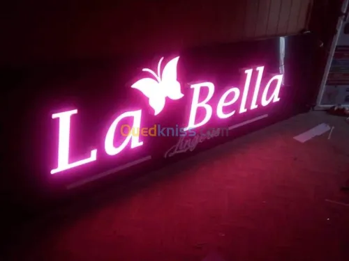 panneaux pub , enseigne lumineuse