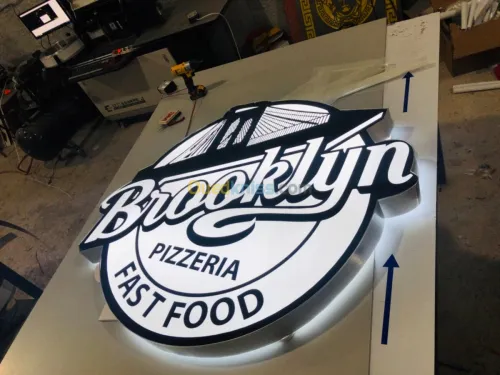 panneaux pub , enseigne lumineuse