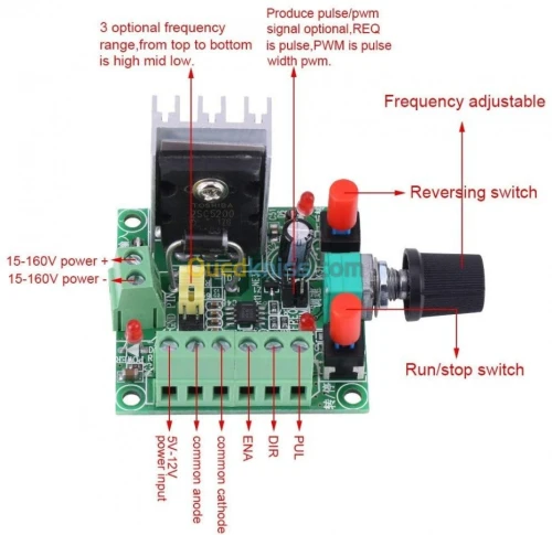 générateur de signal moteur pas à pas arduino