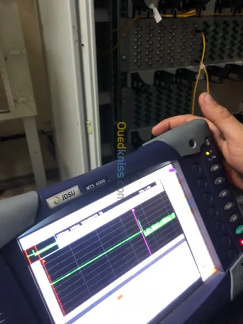 Fibre optique raccordement et test  