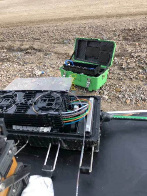 Fibre optique raccordement et test  