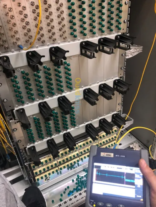 Fibre optique raccordement et test  