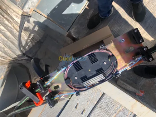 Fibre optique raccordement et test  