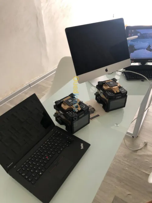 Fibre optique raccordement et test  