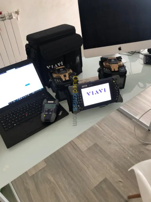 Fibre optique raccordement et test  