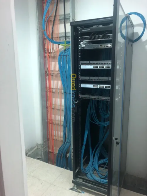 Fibre optique raccordement et test  