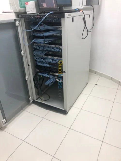 Fibre optique raccordement et test  