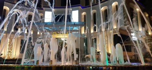 تصميم  الشلالات ، ونافورة المياه.fontaine et jet d'eau