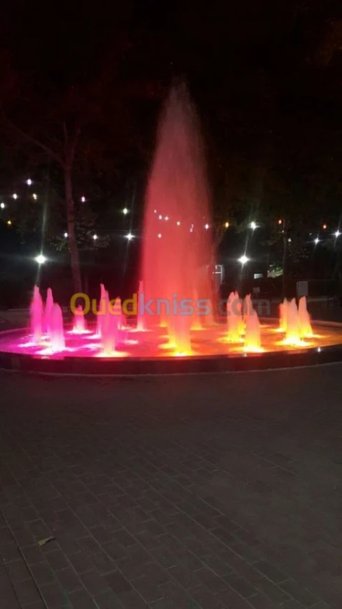 تصميم  الشلالات ، ونافورة المياه.fontaine et jet d'eau
