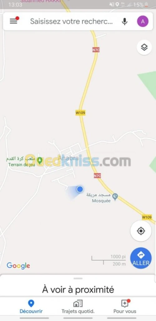 Vente Terrain Tlemcen Marsa ben mhidi