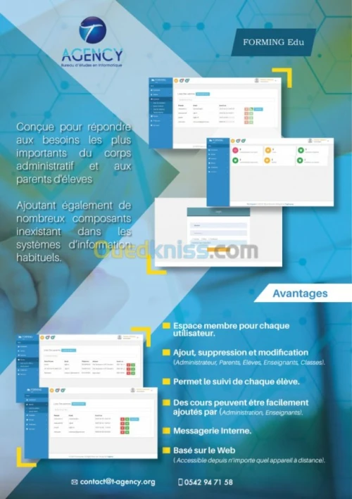 Application web de gestion école