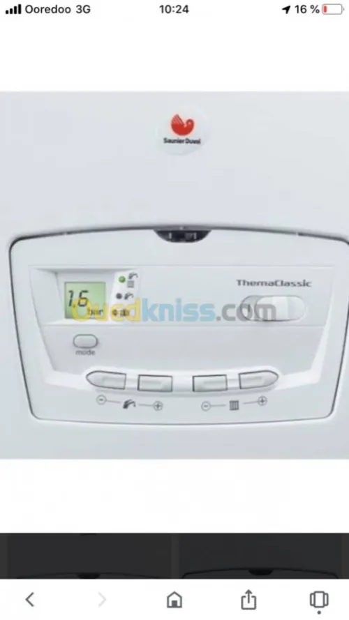 Réparation chaudière 