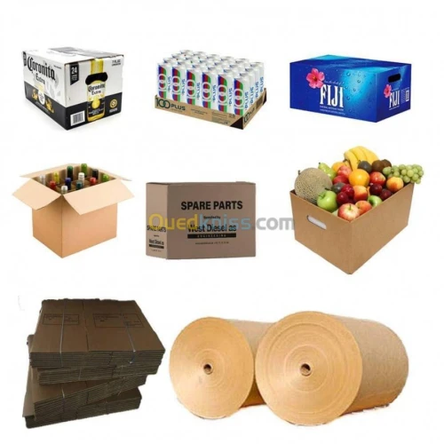 Fabrication de caisses en carton ondul