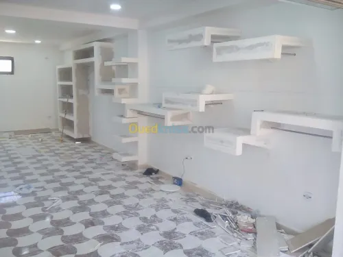 Placo plâtre peinture moderne fausse p