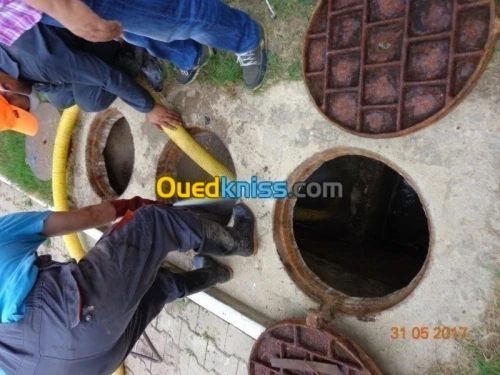 camion hydrocureur vidange deboucheur