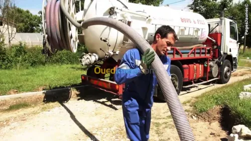 camion hydrocureur vidange deboucheur