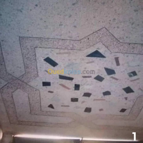  Granito coulé et poncage 