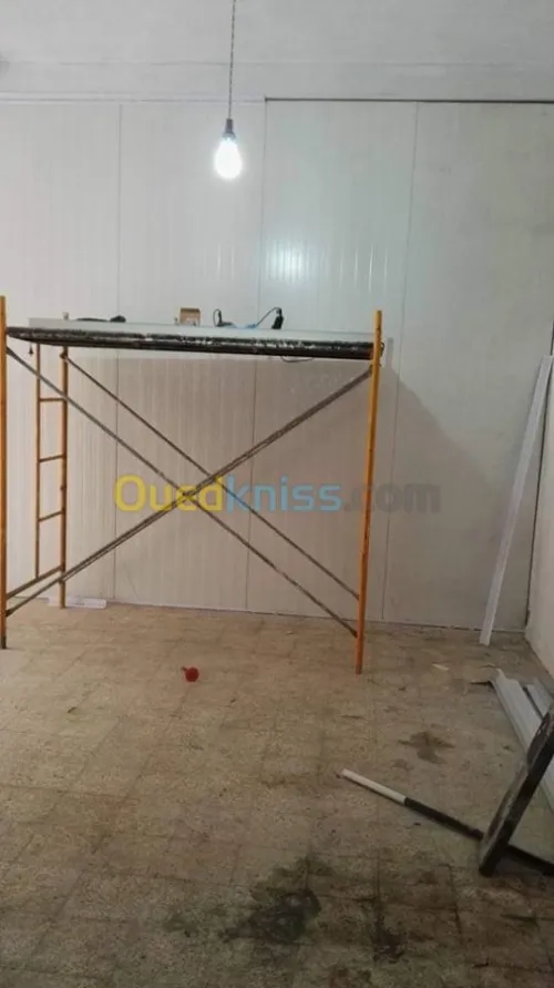 Vente  des chambres froids
