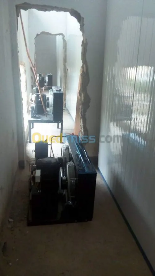 Vente  des chambres froids