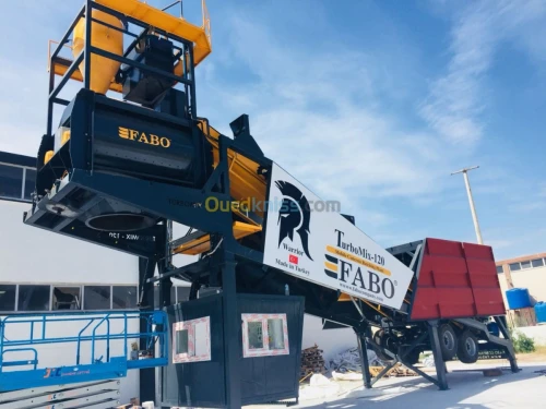 CENTRALE A BETON MOBILDE DE 120m3/h