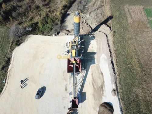 CENTRALE A BETON MOBILDE DE 120m3/h