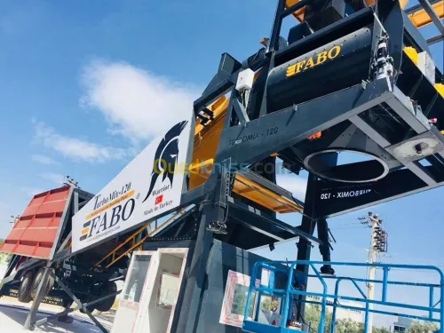 CENTRALE A BETON MOBILDE DE 120m3/h