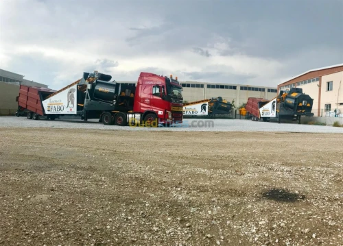 CENTRALE A BETON MOBILDE DE 120m3/h