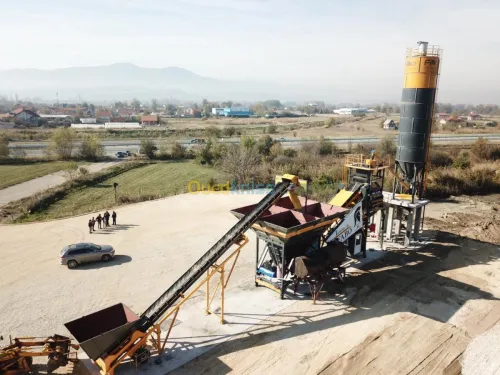 CENTRALE A BETON MOBILDE DE 120m3/h