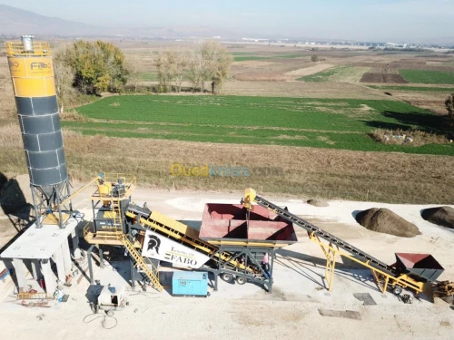 CENTRALE A BETON MOBILDE DE 120m3/h