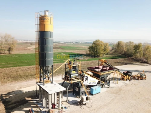 CENTRALE A BETON MOBILDE DE 120m3/h