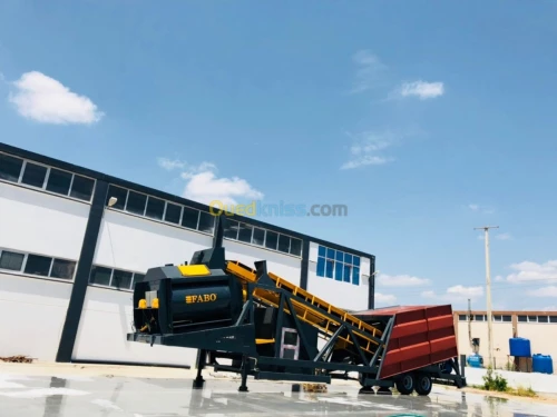 CENTRALE A BETON MOBILDE DE 120m3/h